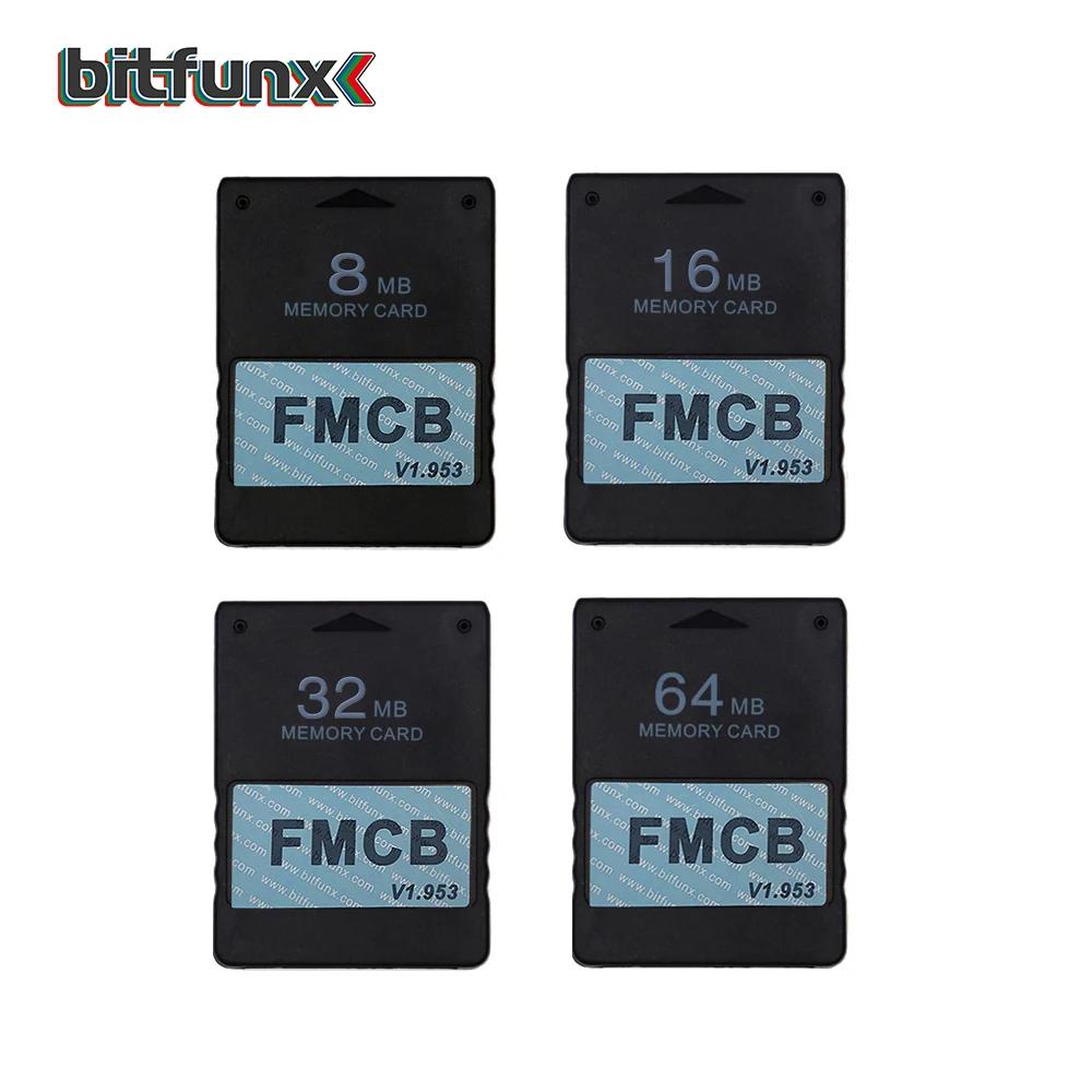 Bitfunx PS2  ֿܼ  McBoot FMCB OPL ޸ ī, 8MB, 16MB, 32MB, 64MB, V1.953